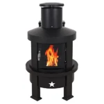 Even Embers Pellet Chiminea, 100 sq. ft., 70,000 BTU