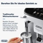 Kaffeevollautomat De’Longhi ECAM292.33.SB Magnifica Evo Silber und Schwarz - Image 4
