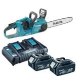 Makita DUC353Z 2x 18V mit 2x 5Ah Akku + 2x DC18RC - Image 2